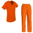 thumbnail image 1 of Women's Scrubs Set Scrub Top and Pants Scrubs Set, 1 of 3