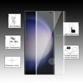 thumbnail image 4 of Tsuinz 3 Packs Screen Protector Tempered Glass for Samsung Galaxy S23 Ultra, Clear, 4 of 19