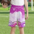 thumbnail image 2 of oqasdz Child Girls Boys Shorts Ice Cream Print Elastic Waist Comfortable Shorts With Pockets Sports Active Board Shorts Size 2 Y-3 Y, 2 of 4