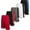 Black/Black/White/Red/Charcoal, variant on Mad Game Boys' 5 Pack Mesh Lightweight Active Performance Solid Basketball Shorts with Pockets (Size: 8-18)