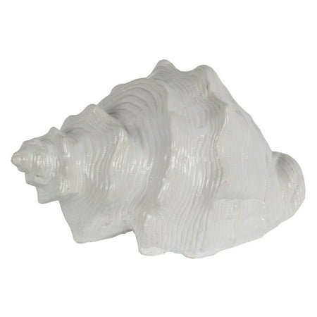 Seashell Statue - Privilege International 10.5 in. Ceramic Seashell Statue