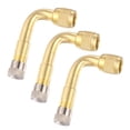 thumbnail image 3 of Pavodes 3-Pack 90 Degree Tire Valve Stem Extensions Curved Inflator Adapters for Car, Truck, Motorcycle, RV, Trailer Tires, 3 of 5