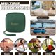thumbnail image 4 of Bolsa de maquillaje Bolsa de viaje Bolsa de cosméticos Bolsa de tela Bolsa de bolsa con cremallera para mujeres / hombres, aproximadamente 13 * 14 cm MFZFUKR BST3052602-1, 4 of 6