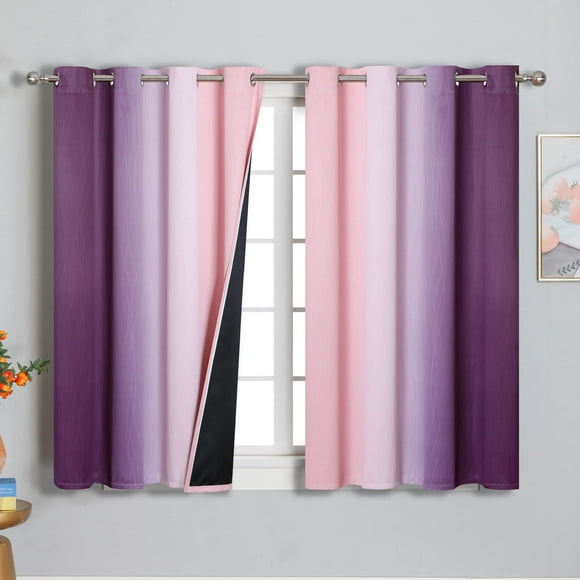 Cortinas Estelar Textiler Ombre 132 x 114 cm Blackout