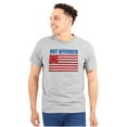 thumbnail image 3 of Not Offended Funny Betsy Ross Flag Men's Graphic T Shirt Tees Brisco Brands M, 3 of 6