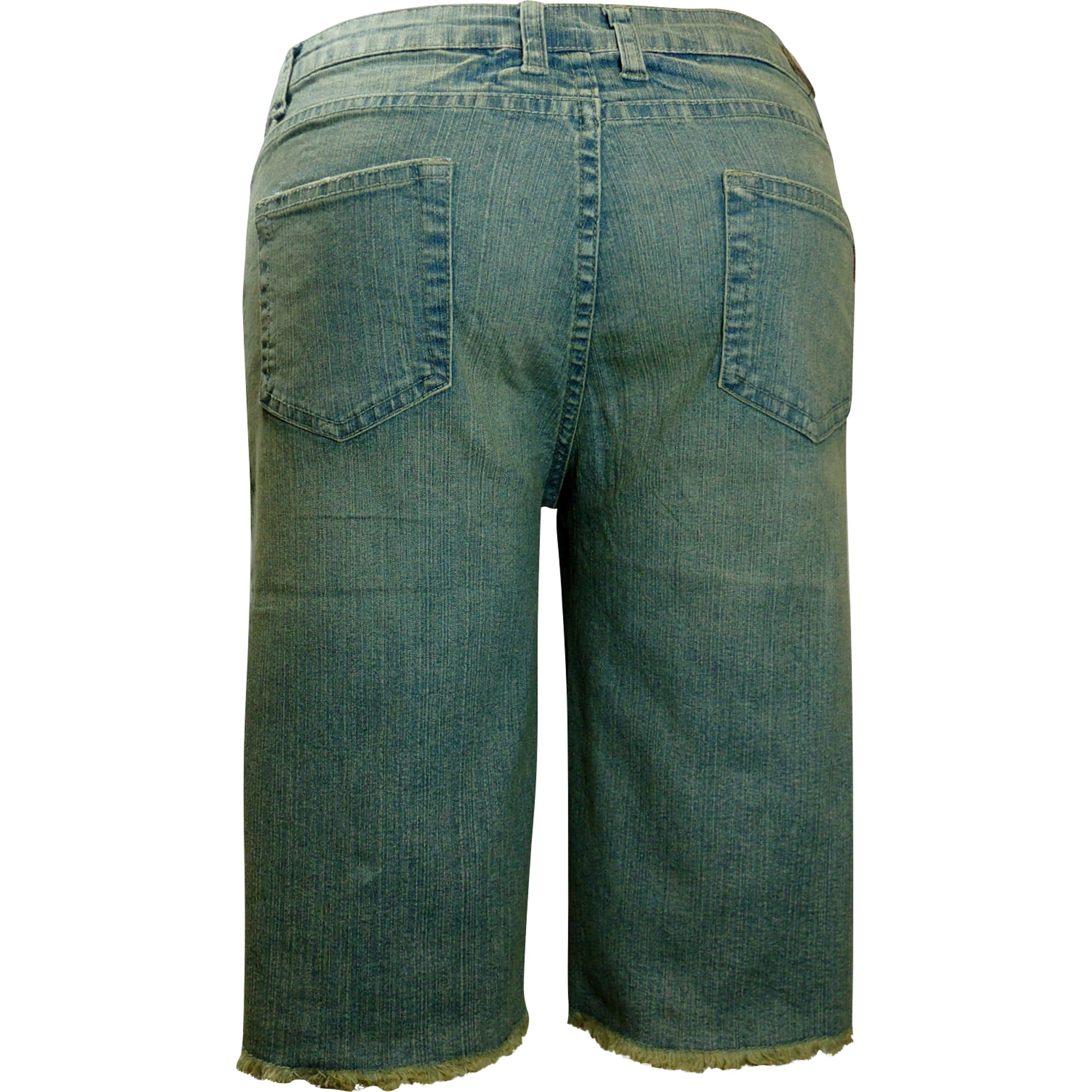 womens stretch denim shorts