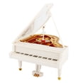 thumbnail image 1 of Caja de música para piano, adorno elegante, caja de música para piano, delicada figura de piano, caja de música de mesa, figura de bailarina, caja de música giratoria, decoración, 1 of 6