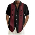 thumbnail image 1 of Playeras Lisas Para Hombre, Moda De Verano Para Hombre, Informal, Playero, Estampado Digital 3D, Solapa, Botón, Camisa De Manga Corta, Camiseta Hawaiana, 1 of 4