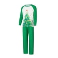 thumbnail image 3 of Meihuid Christmas Family Pajamas Set Reindeer Pattern Tops And Pants, 3 of 10
