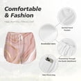 thumbnail image 6 of Haiem Rose Gold Glitter Splatter Women's 2 in 1 Running Shorts - Lightweight Athletic Workout Gym Yoga Breathable Sports Shorts Liner with Phone Pockets-Small, 6 of 9