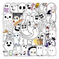 thumbnail image 1 of Calcomanías de vinilo con dibujos animados creativos de Ghost Stickers, 50 unidades, 1 of 2