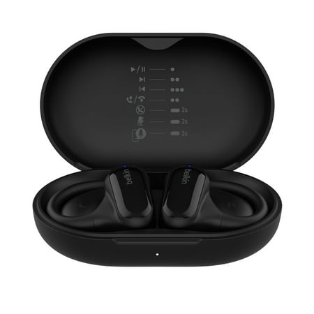 Belkin SoundForm ClearFit Open-Ear Wireless Earbuds - Black - image 8