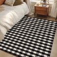 thumbnail image 6 of Buffalo Plaid Area Rug 3x5 Washable Rug Non Slip Farmhouse Black White Checkered Vintage Large Area Rug Indoor Floor Carpet for Entryway Bedroom Kitchen Living Room Home Office Dining Room Nursery, 6 of 9