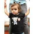 thumbnail image 2 of Cute Teddy Bear With Balloon T-Shirt Infant -Image by Shutterstock,  24 Months, 2 of 4