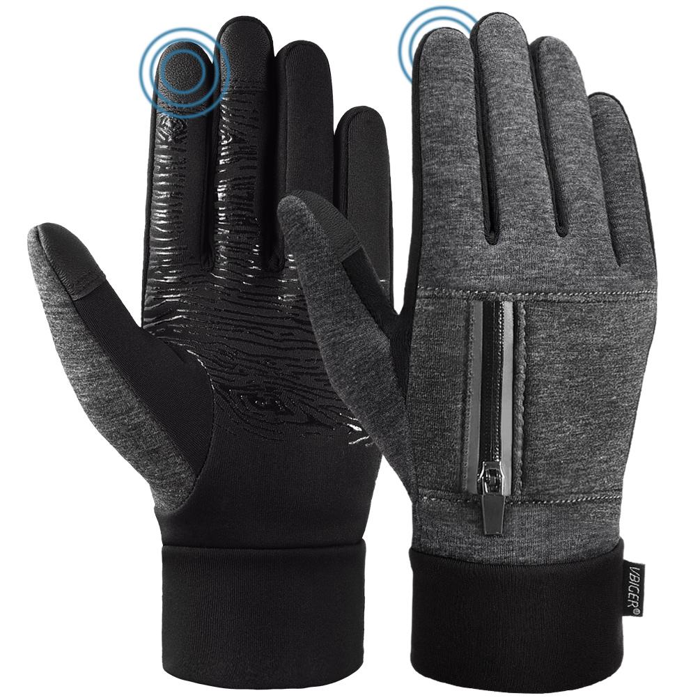 Thickened Winter Gloves, Indoor Outdoor Sports Cycling Gloves, NonSlip