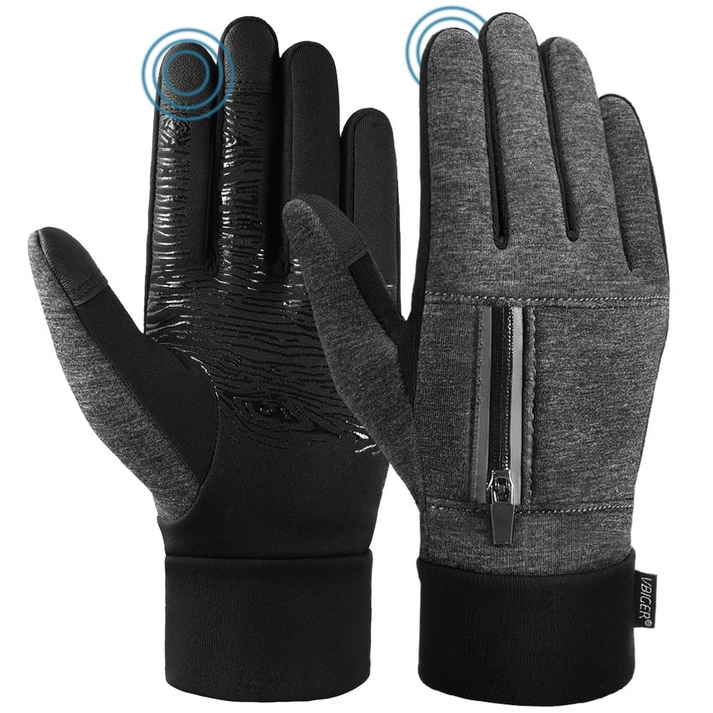 Vbiger - Winter Gloves for Women Men Thickened Cold Weather Gloves ...