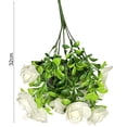 thumbnail image 5 of Windfall Artificial Flowers Bouquet Mini Rose Wedding Home Office Decor,1 Bouquet Exquisite Simulation Flowers No Watering 10 Heads Vivid Beautiful Faux Rose Flowers for Gardening, 5 of 8