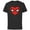 Black, variant on Marvel Spider-Man Eighties Heart Mask Logo - Short Sleeve Cotton T-Shirt for Adults - Customized-Black