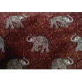 thumbnail image 4 of oneOone Cotton Silk Fabric Elephant Block Decor Fabric Printed BTY 42 Inch Wide, 4 of 4