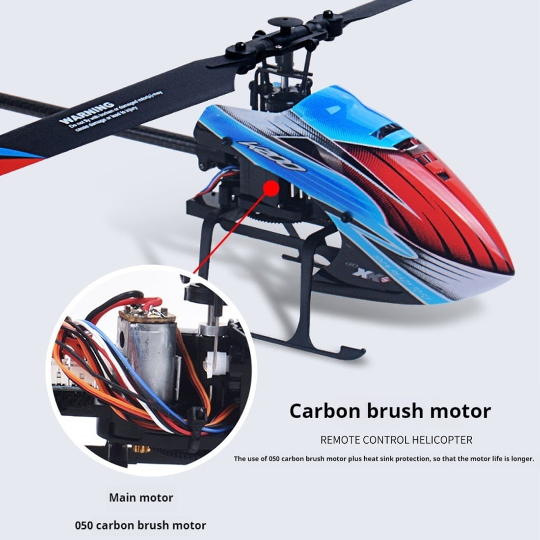 XK K200 RC Helicopter for Adults, 4CH 2.4GHz Single-Blade Helicopter with 6-Axis Gyro, Optical Flow Positioning & Altitude Hold, Outdoor Aircraft for Adults Beginners