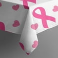 thumbnail image 5 of Pink Breast Cancer Square Tablecloth,Waterproof Square Table Cover,Wipeable Spillproof Washable Table Cover for Home Kitchen Party Decor 60"x60"(152x152cm), 5 of 6