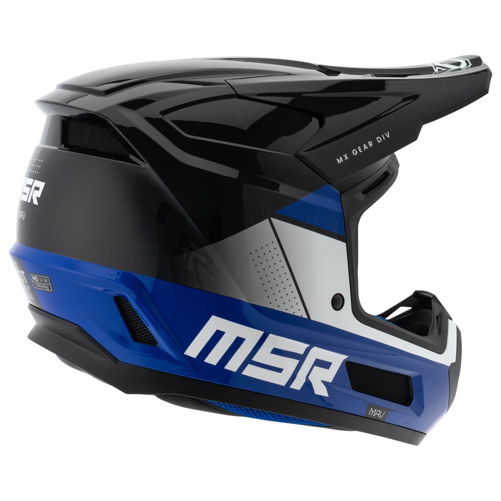 MSR™ Mav Sensor Dirt Bike Motocross Helmet w/ MIPS X-Large Black/Blue