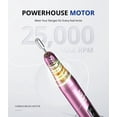 thumbnail image 3 of Máquina perforadora de uñas AIRSEE inalámbrica eléctrica 25000 RPM, 3 of 9