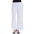thumbnail image 6 of Plus Size Elastic Waist Flared Leg Palazzo Pants, 6 of 11