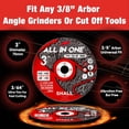 thumbnail image 2 of Cut Off Wheels SHALL, paquete de 25 unidades, 3 x 10 mm, ultrafinas, para amoladora, 2 of 7