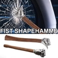 thumbnail image 2 of Fist Hammer 2.1 lbs Stainless Steel Hammer Solid Wood Handle Outdoor Camping, 2 of 8