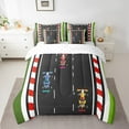 thumbnail image 2 of Go Kart Comforter Set 7 Piece Bed in a Bag Twin,Karting Race Cars Bedding Sets Drift Kart Competitive Game Sheet Set with Comforter,Extreme Sport Room Decor, 2 of 4