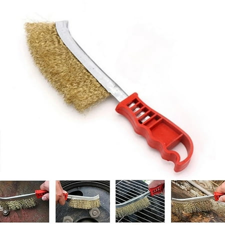 

Sufanic Steel Wire Brush Barbecue Cleaning Copper Brush Derusting Brushsteel Wire Brush