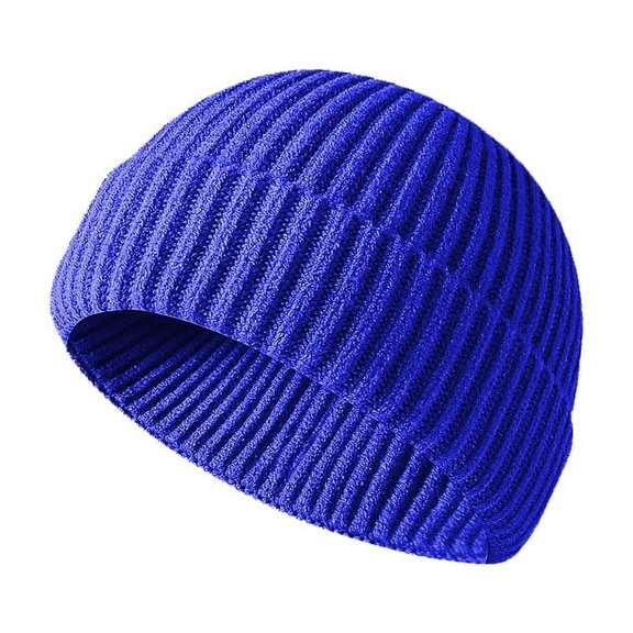 1PCS Winter Solid Color Short Men's And Women's Knitted Hat Hip Hop Hat