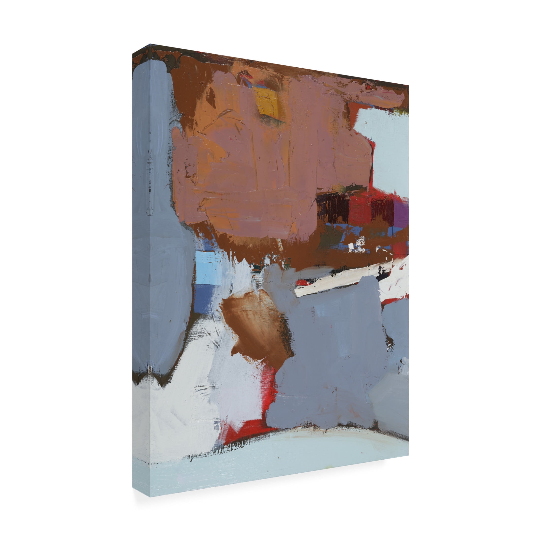 Canvas Wall Art - Erin McGee Ferrell 'Colorful Expressionism II' Wall Art for Living Room, Bedroom, or Office Décor by Trademark Fine Art - 35 x 47 Inches
