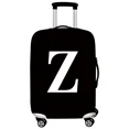 thumbnail image 1 of Housse de Valise Housse de Bagage Housse de Protection Valise Anti-Poussière Résistante à l'Usure Série Lettres Blanches Étui de Protection Accessoires de Voyage 8White Z m, 1 of 6