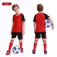 thumbnail image 1 of Maillot de Soccer pour Enfants Personnalisé Ensemble de Maillot de Soccer Garçon en Polyester Uniforme de Soccer Respirant Uniforme de Soccer pour Enfants, 1 of 6