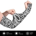 thumbnail image 2 of Kdxio Snake Print UV Sun Protection Arm Sleeves - Tattoo Cover Up - Basketball Arm Sleeve UPF 50 Cooling for Men Women, 2 of 7