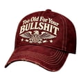 thumbnail image 2 of Gorra de béisbol ajustable unisex con visera curva, tela de sarga de algodón lavado, diseño clásico de perfil bajo, adecuada para uso casual, al aire libre y deportivo., 2 of 6