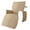 Sable L, variante sur yuksok Coussin de Sofa Imperméable Résistant Lavable Housse de Fauteuil Inclinable pour Salon Chambre Gris Clair P