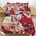 thumbnail image 6 of Hazbin Hotel 3-Piece Bedding Set Soft Warm And Comfortable Soft Bed Set with 1 Duvet Cover And 2 Pillowcases for Bedroom, 6 of 7