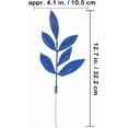 thumbnail image 2 of 20PCS Christmas Artificial Leaves,Glitter Blue Fake Floral Spray Picks Branches Twig for Xmas Tree Wreath Wedding Bouquet Decoration, 2 of 8