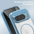 thumbnail image 4 of Allytechgroup Clear Case for Google Pixel 10 /10 Pro, Compatible with Magsafe Anti Yellowing Slim Shockproof and Anti-Scratch Protective Magnetic Back Cover for Google Pixel 10 /10 Pro, Blue, 4 of 6