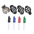 thumbnail image 1 of Juego de 8 marcadores y bolígrafos para pelotas de golf. Herramienta funcional y fácil de usar para dibujar. Marcador de alineación para golfistas., 1 of 8