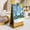 Starry Sky A, variant on 2026 Oil Painting Desk Calendar with Wooden Stand 12 Monthly Desk Calendar Creative Home Office School Desk Ornament Gift for Art Lovers
