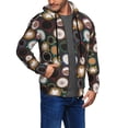 thumbnail image 3 of Zip Up Hoodies for Men - Colourful Mug Coffee Print Long Sleeve Comfrt Men'S Fashion Hoodies & Sweatshirts, Jackets for Men Hoodies Pullover Clothing Clothes with Pouch, 3 of 5