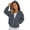 Dark Gray, variant on Grblisyd Girls Zip Up Hoodies Kids Casual Long Sleeve Sweatshirt Fall Jacket with Pockets 10-12 Years