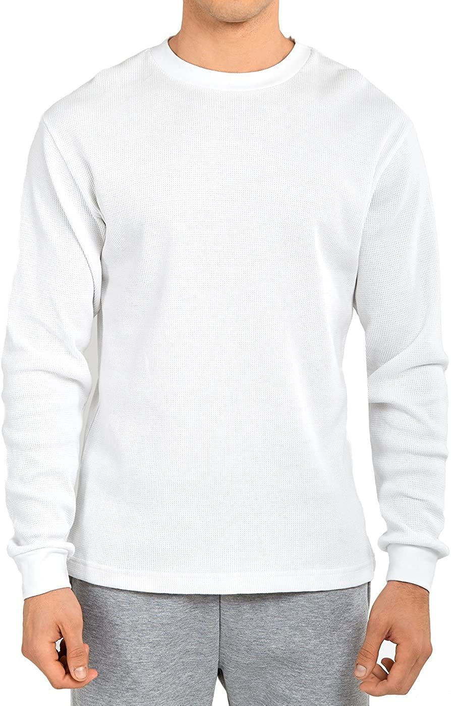 トップス Supply Waffle Thermal White Thermal Top - Men's Classic Crewneck Waffle Knit Thermal Top 3XL