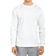 thumbnail image 4 of Thermal Top - Men's Classic Crewneck Waffle Knit Thermal Top 3XL, White - 1, 4 of 4