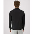 thumbnail image 3 of Hanes Cool DRI Men's Quarter Zip Pullover Black S, 3 of 6