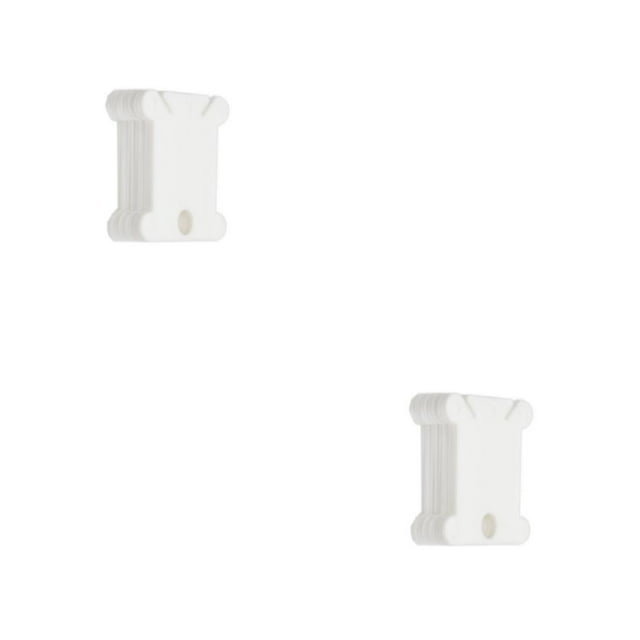 stanreset 1/2/3/5 Remontoir Fil Bobine Cordon Multi-Usage Commodité Longue Durée Tricot Accessoires Couture Bricolage Prop Blanc 10 Pièces 2PCS